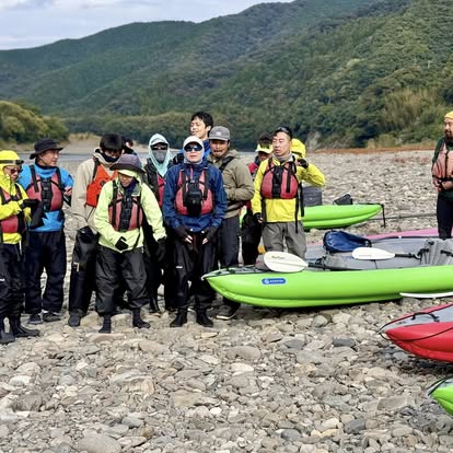 River kayaking Shikoku Japan guided tour | kayakasia