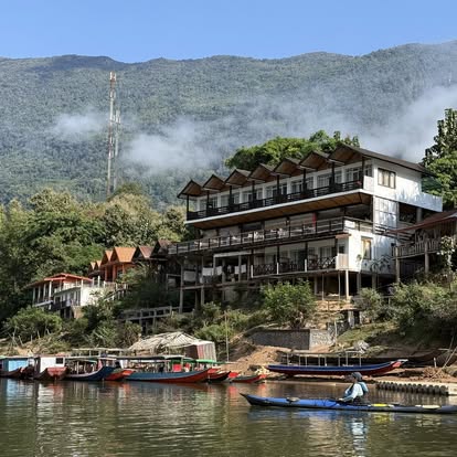 Kayaking through Nam Ou River Laos | kayakasia eco adventure