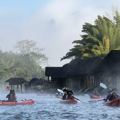 Kayaking River Kwai Thailand Millingtonia Trail | kayakasia